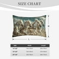 thumbnail image 4 of JUNZAN Roman Chariot Horse Race Pillow Cases Standard Size, with Envelope Closure Bed Pillow Cases(without pillow core),20"x30" inches, 4 of 5