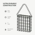 thumbnail image 5 of kkbbma under $5 Suet Bird Feeder, Suet Bird Feeder Cage for Outside Hanging,Metal Bird Feeder for Suet Cakes Mealworm,Wild Bird Feeding Station for Backyard Garden, 5 of 6