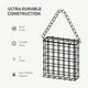 thumbnail image 5 of pstuiky Comederos para pájaros de sebo para exteriores Comederos para pájaros de sebo para usar con comederos para pájaros Tortas de sebo Tortas de gusanos de la harina Jaula para, 5 of 6