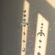 thumbnail image 1 of Adorno de carillón de viento de cristal, colgante de luna y estrella, decoración para el jardín y el hogar (plata 16) Likrtyny Oficina Multiescena Multifunción, 1 of 7