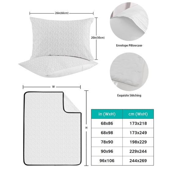Twin XL Quilt Bedding Set, White Striped Grid Reversible Summer Quilt 3 Pieces, Modern Simple Vertical Stripes Beige Lightweight Bedspreads Coverlets with 2 Pillow Shams for All Seasons