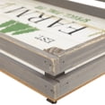 thumbnail image 6 of Northlight Set of 2 Gray and White Farm Fresh Christmas Trees Wooden Tray Hanging Signs 21", 6 of 9