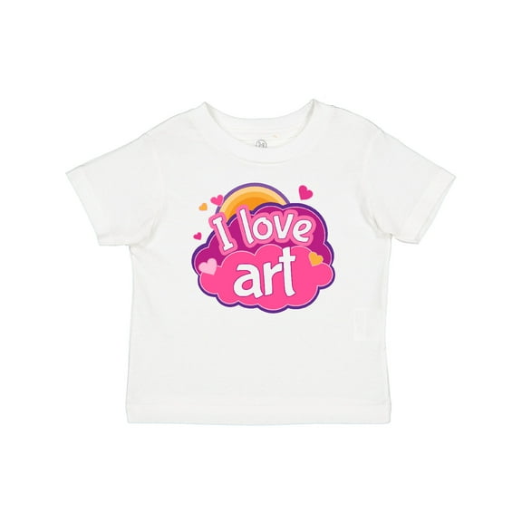 Inktastic Artist I Love Art Girls Baby T-Shirt