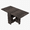 Dark Walnut, variant on Expandable Drop-Leafs Kitchen Table - Foldable Design with Wheels for 4 People