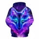 thumbnail image 5 of Sudadera con capucha con estampado 3D de lobo animal para hombre y mujer, moda informal de gran tamaño, sudaderas con capucha estilo hip hop Harajuku, 5 of 5
