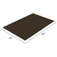 thumbnail image 4 of Mainstays Textures Lattice Polyester and Rubber Backed Doormat 2' x 3', Walnut, 4 of 9