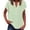 Green, variant on Womens Tops Women Summer Tank Loose Fit Pleated V Neck Sleeveless Top Curved Flowy Womens Short Sleeve Shirts Grey S
