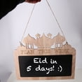 thumbnail image 3 of EID-UL-FIGR Black Board El festival de Fast-Romper Ornament Collam Style Libro de visitas Colgante de regalo creativo para puerta de pared Methold HA011710-00, 3 of 7