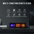 Qtmnekly Gym ,LED Interval Digital Countdown Wall Mounted Clock Fitness
