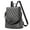 Black-3, variant on Waterproof Women's Nylon Backpack Purse - Lightweight Black Checkered Casual Shoulder Bag Anti-Theft Daypack, Convertible Fashion Crossbody Bag for Daily Use, Travel, Work & School,