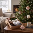 thumbnail image 7 of Hanging Ball Ornaments for Christmas Tree, Plastic Holiday Decorations Set, 7 of 7
