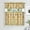 Grid Pumpkin, variant on Christmas Kitchen Curtains 36 Inch Length, Red Christmas Curtain for Kitchen 3 Piece Set, Kitchens Window Curtains and Valances Over Sink for Kitchens Decoration Cortina de Navidad para cocina