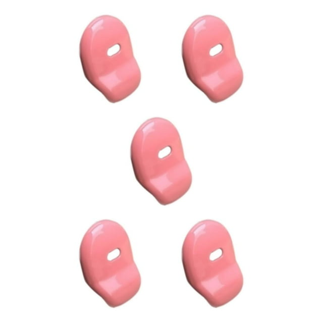 Guardoinrt ABS Materials Rear Door Handle Trim Exterior For Long-lasting Easy To Install Appearance Of House Girl Pink 5Set