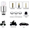 thumbnail image 6 of JUMRHFAN 20 Pcs LED Wheel Lights, Tire Tyre Wheel Valve Caps Lights, Multicolor Waterproof Tire Motion Neon Light Lamp for Car Bike Bicycle Motorcycle (5 Colors Light), 6 of 8