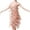 Rose Gold, variant on TIHLMK Ball Gown Dresses for Women Women's Flapper Dresses 1920s Gatsby Sequins Tassels Cocktail Latin Dance Ballroom Dress Blue Sleeveless Mini Dress