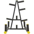 thumbnail image 2 of BalanceFrom 2-Inch or 1-Inch Weight Plate Rack with Barbell Holders, 600-Pound Capacity (for 2-Inch Gear), Black, 2 of 5