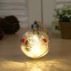 thumbnail image 5 of Bola de Navidad transparente luminosa colgante creativo de dibujos animados para árbol de Navidad decoración 2 incluye 3 pilas de botón ANGGREK  Otros, 5 of 8