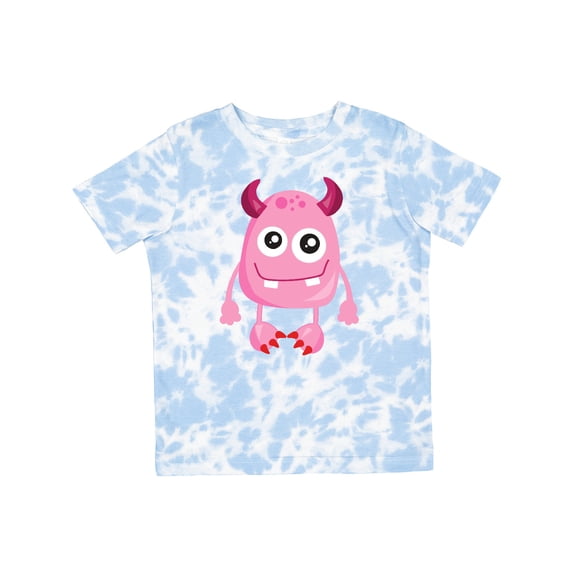 Inktastic Cute Monster, Pink Monster, Funny Monster, Horns Boys or Girls Toddler T-Shirt