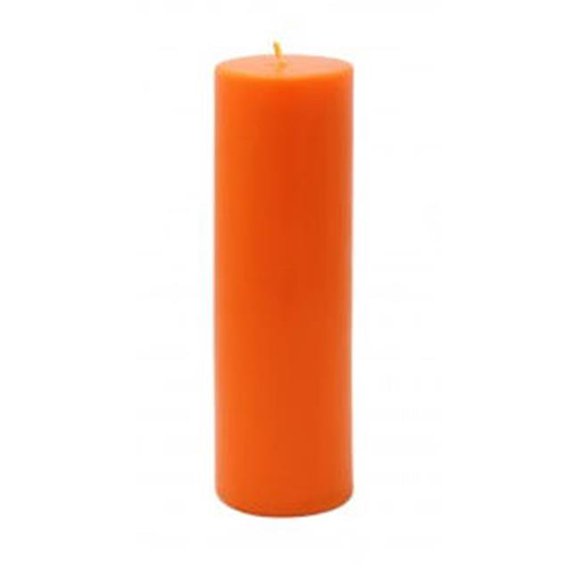 Zest Candle CPZ-115-24 2 x 6 Po. Bougie Pilier Orange -24 Pcs-Case - en Vrac