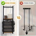 thumbnail image 5 of 2 Pcs Towel Racks for Bathroom, 2 Tier Wall-Mounted Towel Holder, Space-Saving Organizer Rack for Household, Bathroom, and Bedroom, 5 of 7