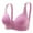 Purple, variant on Hontri Bras for Women, Women's Solid Color Front Closure Large Size Thin Bra Underwear Beige L under $10