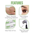 thumbnail image 4 of Cinta adhesiva para pestañas DUO con brocha con vitaminas A, C y E, paquete de 2 ml, 5 ml, 4 of 6