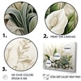 thumbnail image 3 of Designart "Wonders Of Contemporary White Botany" Plants Floater Framed Wall Art Living Room, 3 of 5