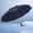 Navy, variant on Windproof Stick Umbrella 41.3 Inch 10 Rib Steel Frame Reflective Strip for Business Travel and Rainy Days