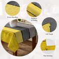 thumbnail image 5 of Yellow Grey Table Cloth Waterproof Tablecloths, Vintage Stripe Farmhouse Wood Grain Ombre Tablecloth Dining Table Cover for Kitchen Party Tabletop Outdoor, Rectangle Tablecloth 60x84 Inch, 5 of 9