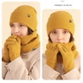 thumbnail image 3 of Yoyauz Winter Knitted Warm Hat Beanie Hat +Collar+ Touch Screen Glove Set Suitable for men and women, 3 of 6