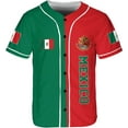 thumbnail image 2 of Personalized Mexico Mexican Baseball Shirt, Customized Team Name Mexican Aztec Baseball Jersey for Men for Men,Women S-5XL (XL), 2 of 8