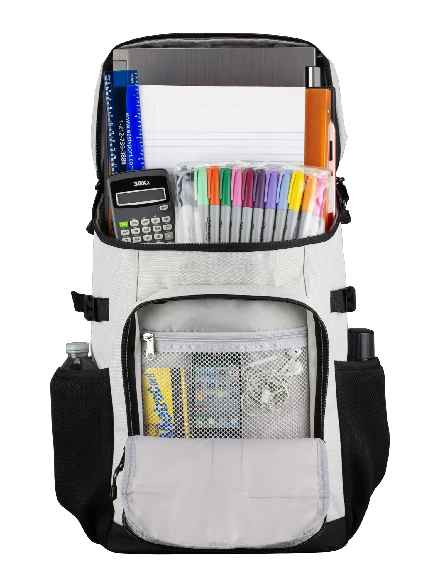 Eastsport Unisex 18" Victory Top Loader Backpack, Light Khaki