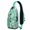 Retro Daisy Sli, variant on Abstract Paisley Art Sling Bag – Boho Vintage Floral Crossbody Backpack, Lightweight Travel Daypack with Adjustable Strap & Multiple Compartments