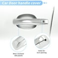 thumbnail image 4 of Unique Bargains Door Handle Tailgate Cover Protector for Dodge for Ram 2500 3500 2020-2025 Exterior Door Handle Cover Chrome Silver Tone, 4 of 7