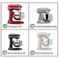 thumbnail image 4 of Batteur Plat en Acier Inoxydable, compatible avec la version de Batteur sur Socle KitchenAid 7QT, 4 of 4