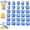 Blue, variant on Numbered Pencil Toppers, 30pc Number Pencil Toppers, 3D Printed Reusable Classroom Pencil Labels for Teachers, Pencils Tracking Markers for Supply Stations and School Organization(Blue)
