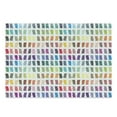 thumbnail image 1 of Abstract Cutting Board, Grungy Colorful Brush Stroked and Pencil Drawn Contemporary Modern Art, Decorative Tempered Glass Cutting and Serving Board, in 3 Sizes, by Ambesonne, 1 of 2