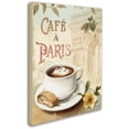 thumbnail image 2 of Trademark Fine Art Lisa Audit Cafe in Europe I Canvas Wall Art - 14x19, 2 of 3
