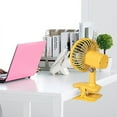 thumbnail image 4 of FHBVT USB Rechargeable Clip Fan, Adjustable 3 Speeds for Desk and Stroller, Portable Shaking Fan for Home Office Dormitory Outdoor Use, Quiet Operation, Ideal for Summer Cooling, 4 of 7