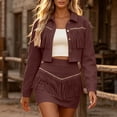thumbnail image 2 of Sentmoon 2 Piece Outfits for Women Set, Fringe Western Style Top with Pants, Cowgirl Casual Suit for Party S-2XL, 2 of 9