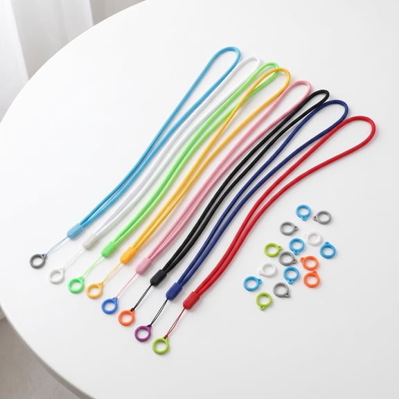 BESTYASH Stretchy Silicone Lanyards for Keys, ID Badges, Office Use, Hanging Items, and Everyday Carry Accessories