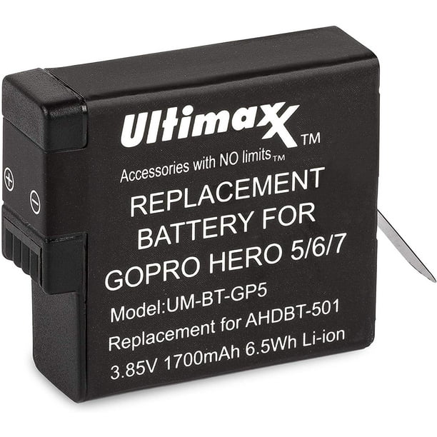 Rechargeable Battery For Gopro Hero 5 6 7 8 Hero8 Hero7 Hero6 Hero5 Black Walmart Com Walmart Com