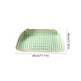 thumbnail image 3 of LiUMX Rectangular Silicone Pet Feeding Mat for Cats and Dogs, Non-Slip Waterproof Placemat with Spill-Proof Raised Edges, Easy-Clean Dishwashable Pet Bowl Tray, 3 of 6