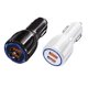 thumbnail image 3 of Injueey de coche USB Dual de 18W LED de carga rápida adaptador de carga de teléfono para 12 11 Pro Max 6 7 8 para para Cargadores de dispositivos electrónicos Negro, 3 of 6