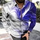 thumbnail image 1 of Camisa de moda para hombre, con lunares, costura a cuadros, botones de moda, camisa informal de calle para exteriores con solapa para hombre, talla grande, 1 of 6