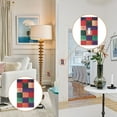 thumbnail image 4 of Yayeee Duplex Wall Plate 1-Gang 4.5"x2.7" Home Receptacle Light Switch Decorative Outlet Cover, Red and Purple Plaid Pattern, 4 of 7