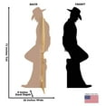 thumbnail image 4 of Advanced Graphics 2317 72 x 26 Po Cowboy Penché Silhouette Standup en Carton, 4 of 5