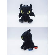 C&H Creative Light Fury and Toothless Stuffed Animals and Plush Toys, Black