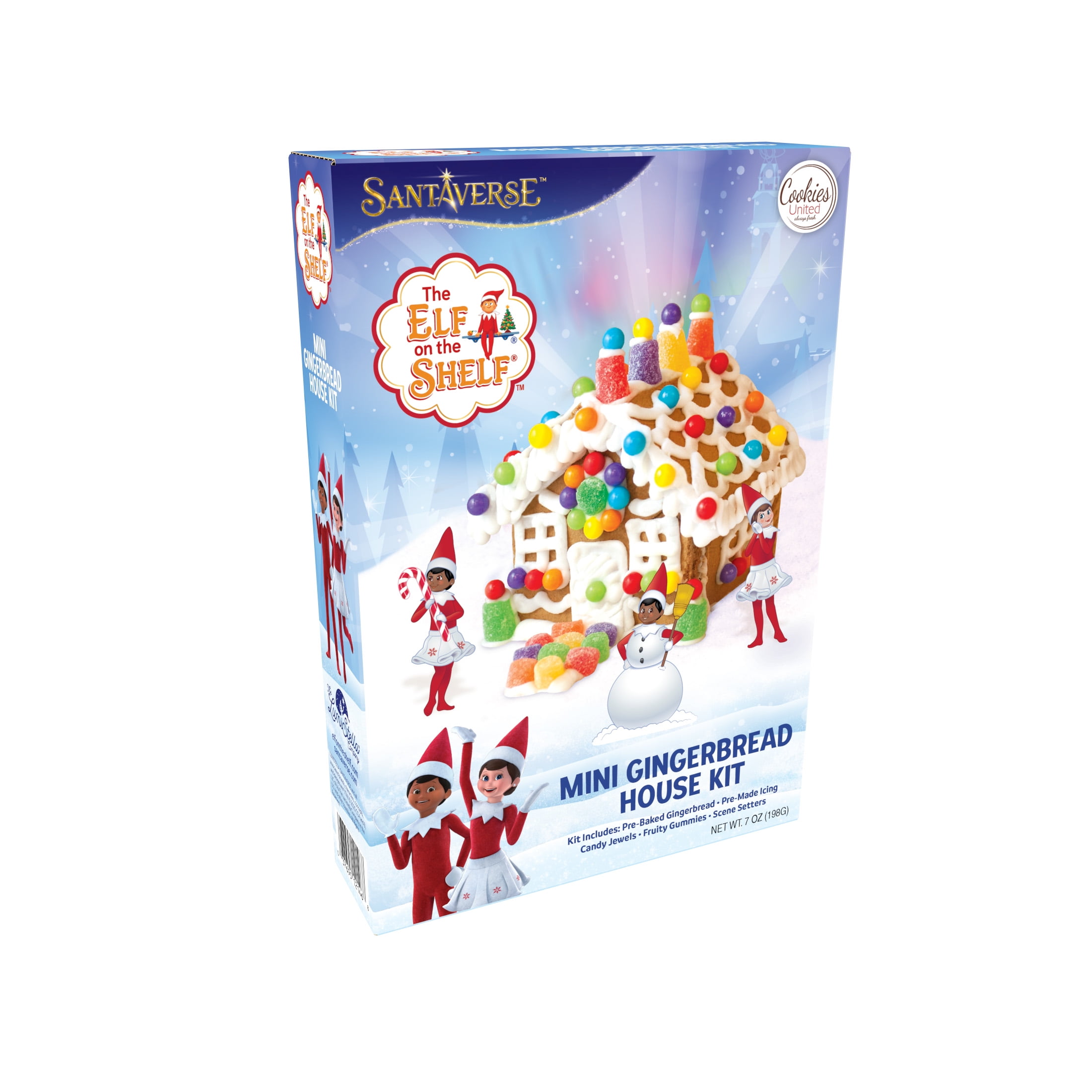 (2 pack) The Elf on the Shelf Mini Gingerbread House Kit, 7 oz