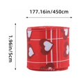 thumbnail image 3 of Sunxin Gift Wrapping Paper Valentine'S Day Washi Tape Decorative Tape for Lovers Wedding Anniversary Planner Diy Arts & Crafts Scrapbooking Gift Wrapping (Love), 1. Colorful Ribbons, 3 of 5